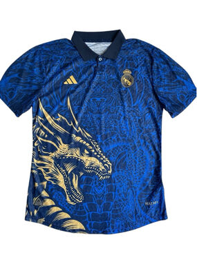 Adidas Real Madrid Polo Jersey Men’s Fit M SLIM FIT Dragon Special Edition 24/25
